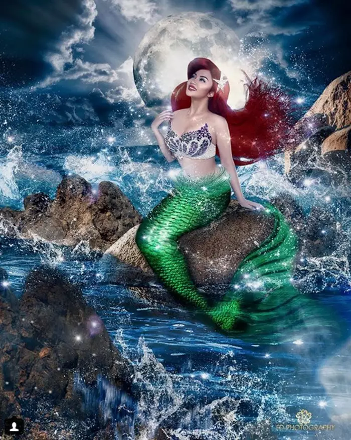 pesinetron saat jadi putri Disney Instagram