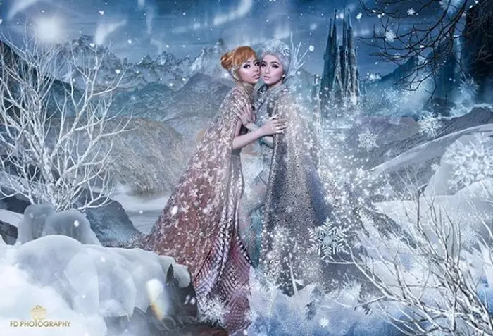 pesinetron saat jadi putri Disney Instagram