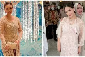 Gaya 8 seleb usia 50-an saat kondangan, curi perhatian