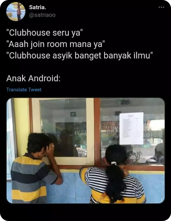 Curhat pengguna Android soal Clubhouse © berbagai sumber