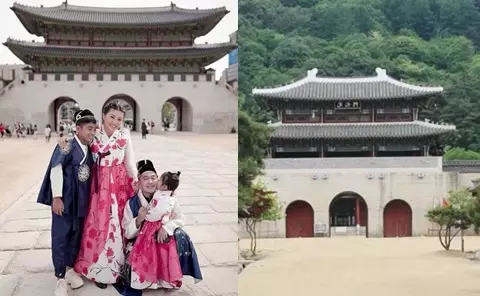 seleb foto di lokasi syuting drama Korea © 2021 brilio.net