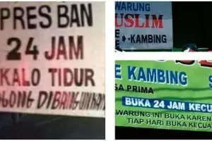 10 Tempat usaha buka 24 jam ini lucunya bikin geleng kepala