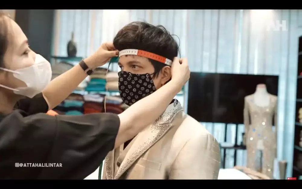 Atta Halilintar fitting baju nikahan YouTube