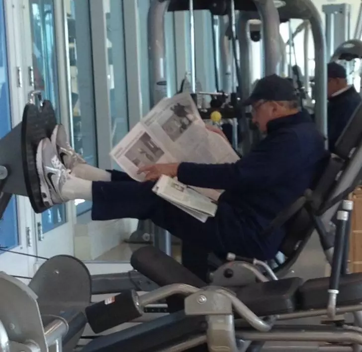 momen absurd di tempat fitnes Berbagai sumber