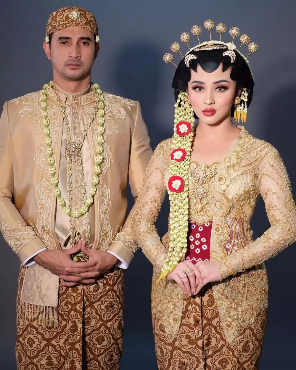 Ali Margin baju pengantin Jawa © Instagram Ali Margin baju pengantin Jawa © Instagram