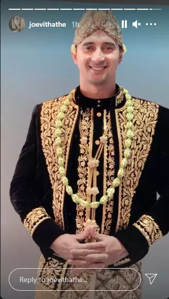 Ali Margin baju pengantin Jawa © Instagram Ali Margin baju pengantin Jawa © Instagram