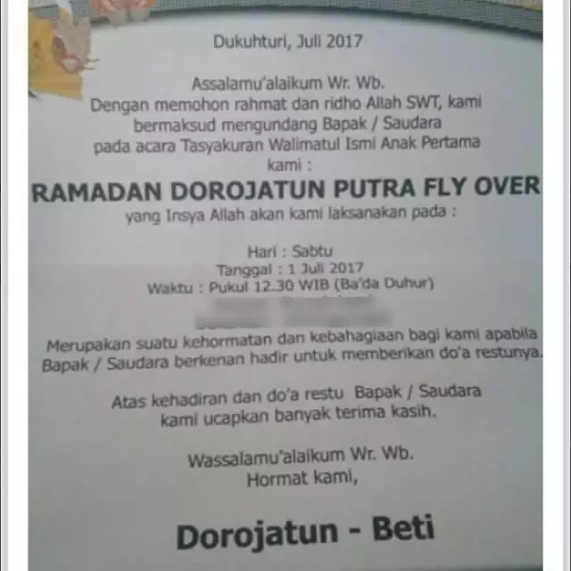 Nama anak di undangan © berbagai sumber Nama anak di undangan © berbagai sumber