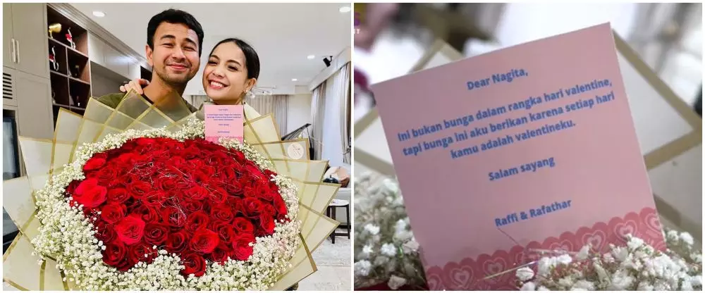 surat cinta seleb di bunga © 2021 brilio.net