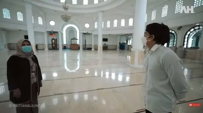 Atta Halilintar survey lokasi akad © 2021 brilio.net Atta Halilintar survey lokasi akad © 2021 brilio.net