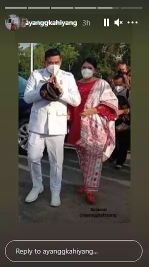 Momen Kahiyang Ayu dampingi suami pelantikan © Instagram Momen Kahiyang Ayu dampingi suami pelantikan © Instagram