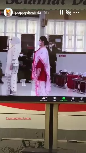 Momen Kahiyang Ayu dampingi suami pelantikan © Instagram Momen Kahiyang Ayu dampingi suami pelantikan © Instagram