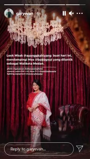 Momen Kahiyang Ayu dampingi suami pelantikan © Instagram Momen Kahiyang Ayu dampingi suami pelantikan © Instagram