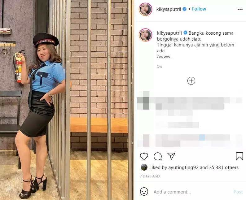 10 Gombalan mesra Kiky Saputri istimewa 10 Gombalan mesra Kiky Saputri istimewa