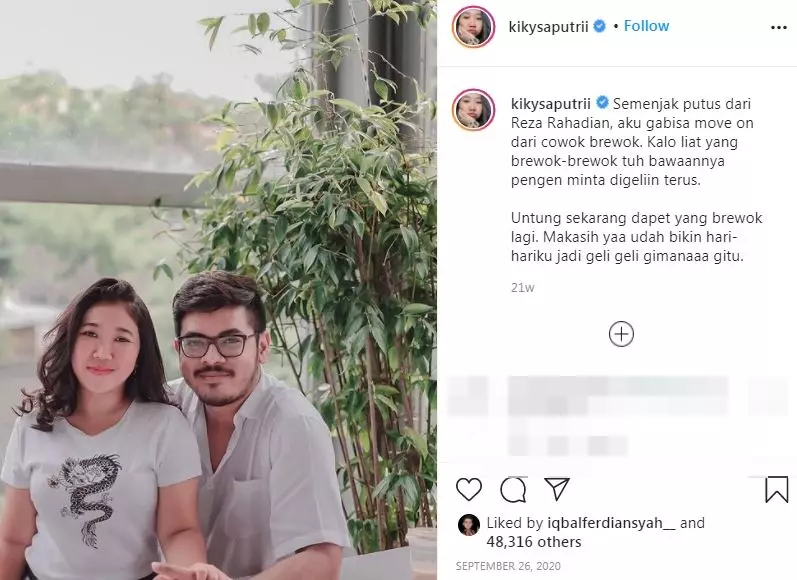 10 Gombalan mesra Kiky Saputri istimewa 10 Gombalan mesra Kiky Saputri istimewa