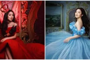 10 Pemotretan Natasha Wilona bak di negeri dongeng, terbaru Cinderella