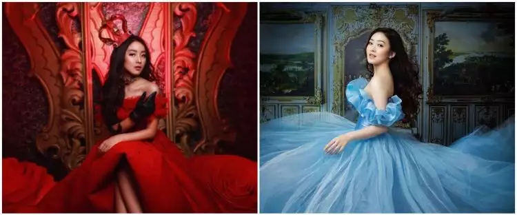 10 Pemotretan Natasha Wilona bak di negeri dongeng, terbaru Cinderella