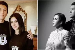 7 Potret Syahrini & Reino Barack kenakan kimono, rayakan anniversary