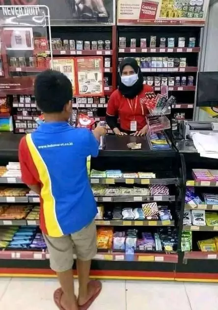 Kelakuan kocak bocil istimewa