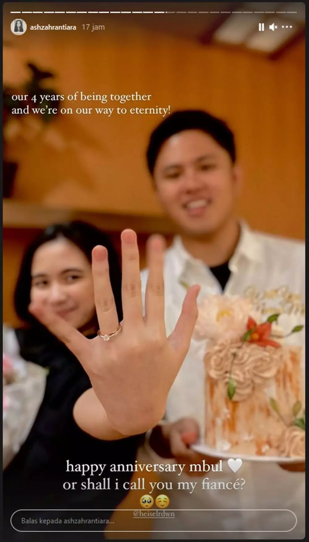 kumpulan momen lamaran Ashilla ex blink Instagram