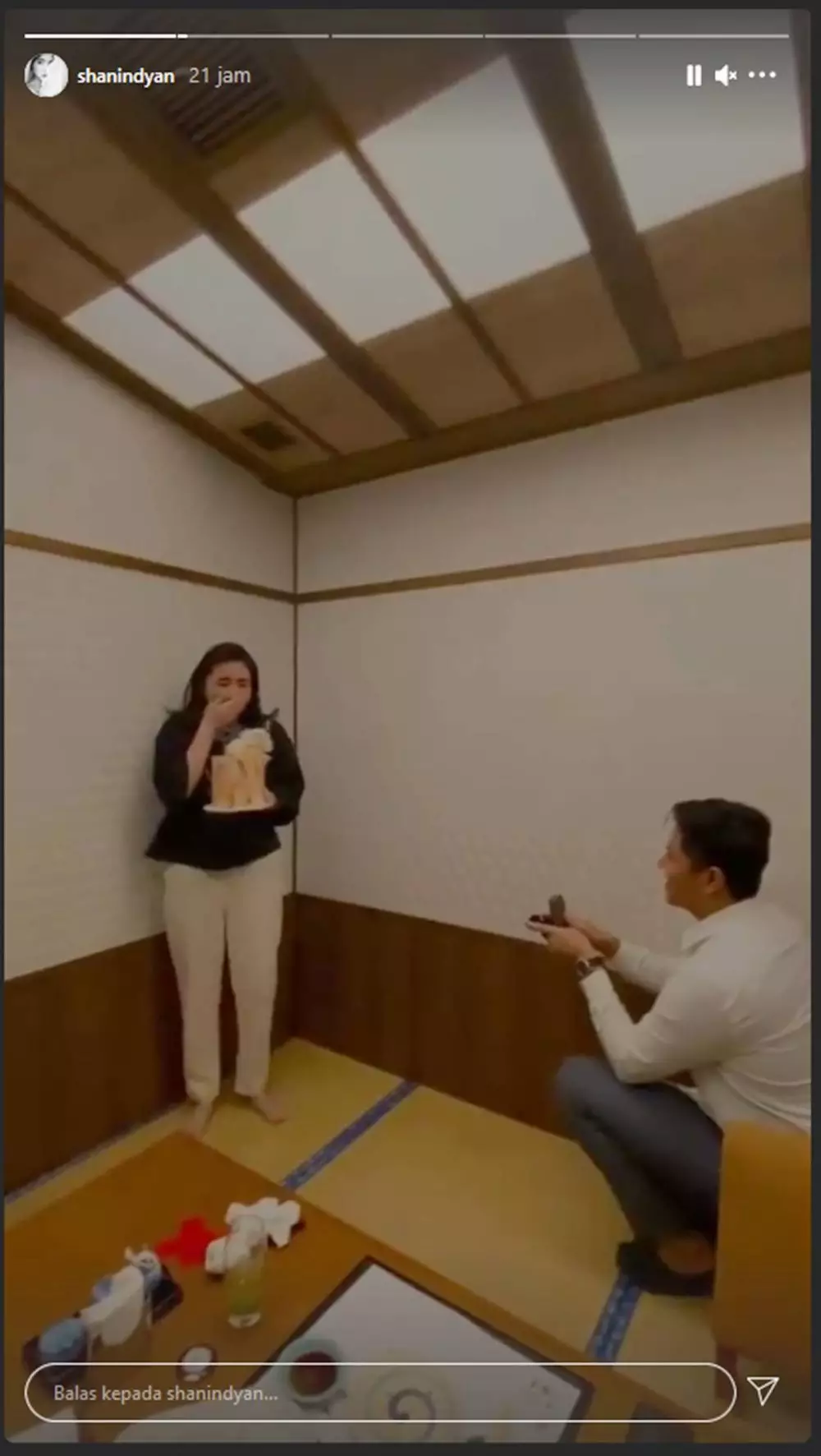 kumpulan momen lamaran Ashilla ex blink Instagram