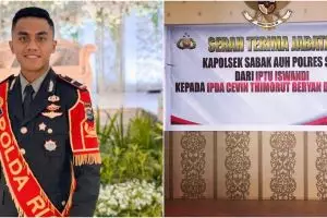 8 Potret Ipda Cevin Thimorut, kapolsek termuda di Indonesia yang viral