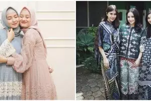 Potret kedekatan 13 seleb bareng saudara ipar, kompak abis