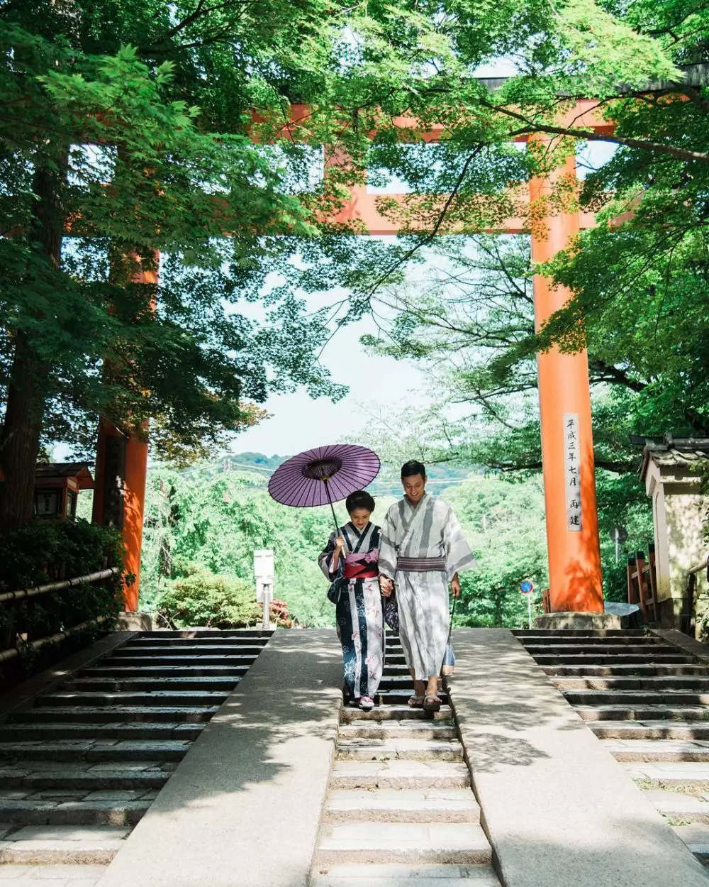 Potret pasangan seleb dalam balutan Kimono Instagram