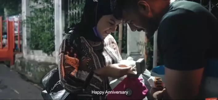 ultah pernikahan Irish Ammar © YouTube