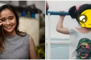 10 Potret masa kecil Gritte Agatha, parasnya nggak banyak berubah