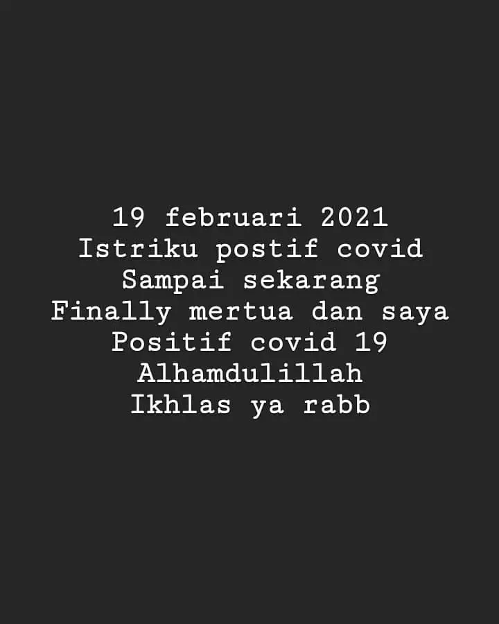 Dede Sunandar positif Covid-19 © Instagram Dede Sunandar positif Covid-19 © Instagram