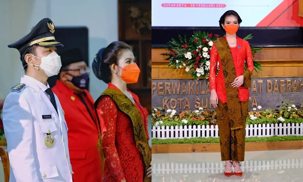 Gaya seleb dampingi suami pelantikan kepala daerah © Instagram & Facebook Gaya seleb dampingi suami pelantikan kepala daerah © Instagram & Facebook