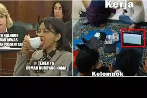 10 Meme orang bikin tugas kelompok ini bikin angguk setuju