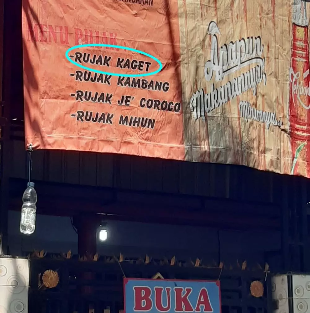 Nama makanan bikin berkenyit © berbagai sumber