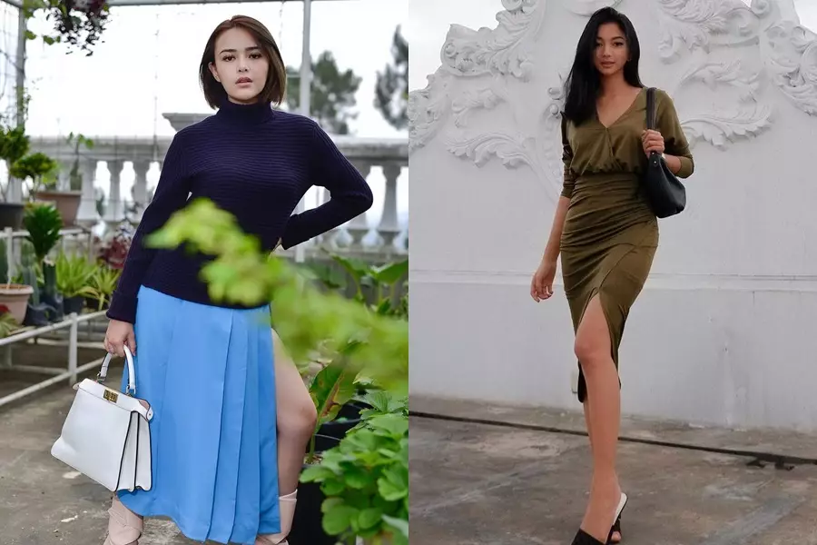Beda gaya Amanda Manopo dan Glenca Chysara © Instagram Beda gaya Amanda Manopo dan Glenca Chysara © Instagram