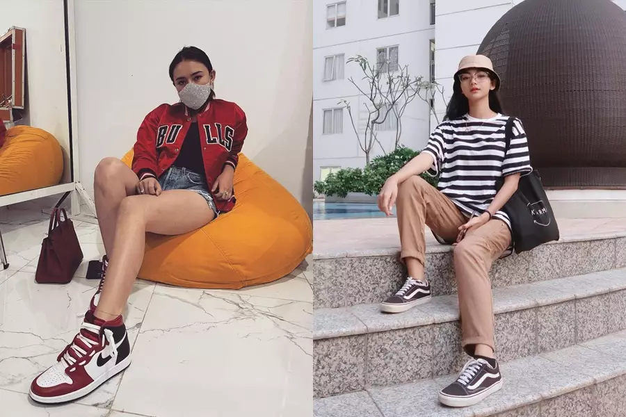 Beda gaya Amanda Manopo dan Glenca Chysara © Instagram Beda gaya Amanda Manopo dan Glenca Chysara © Instagram