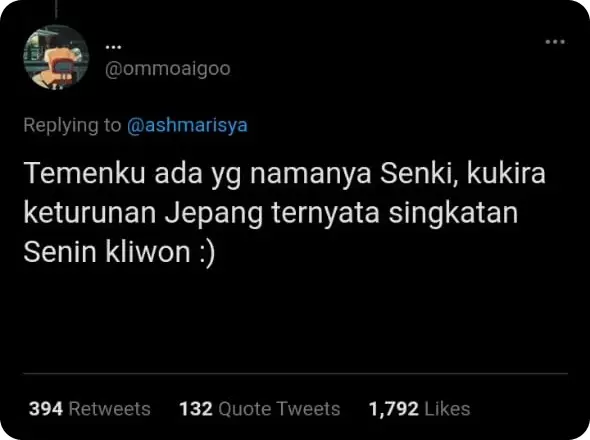 keunikan di balik nama © berbagai sumber