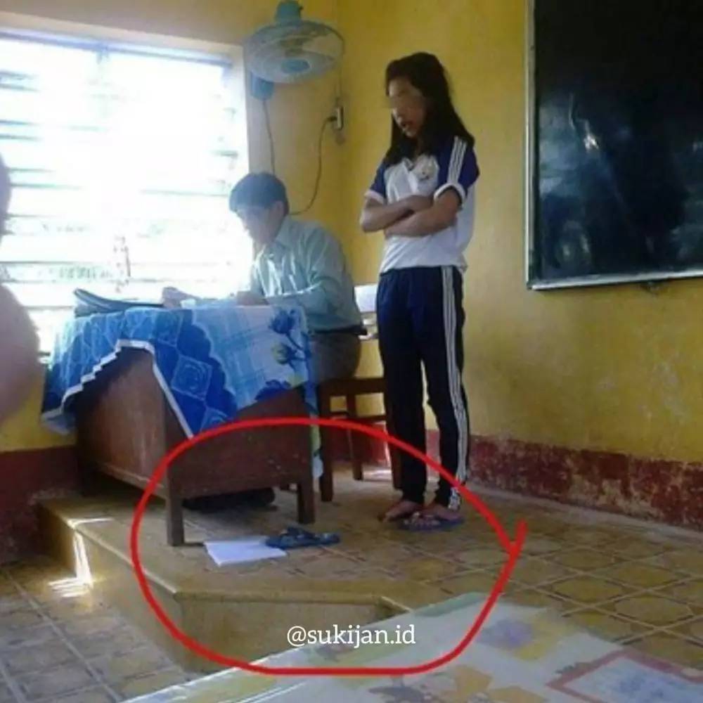 kelakuan murid depan kelas © Instagram kelakuan murid depan kelas © Instagram