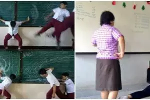 9 Momen kocak murid saat disuruh guru ke depan kelas, ada-ada aja