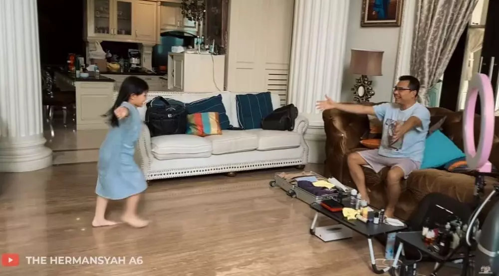 momen Arsy sembuh  © YouTube