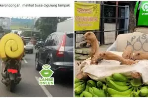 Tak antar orang, 12 orderan driver ojek online ini bikin tepuk jidat