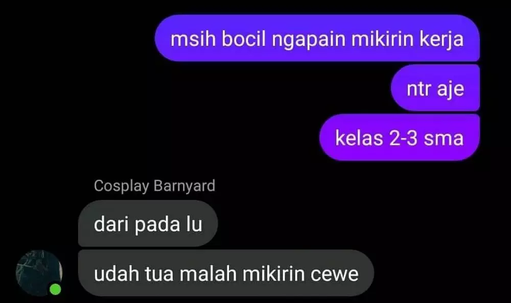 Chat ngeselin dari teman © berbagai sumber Chat ngeselin dari teman © berbagai sumber