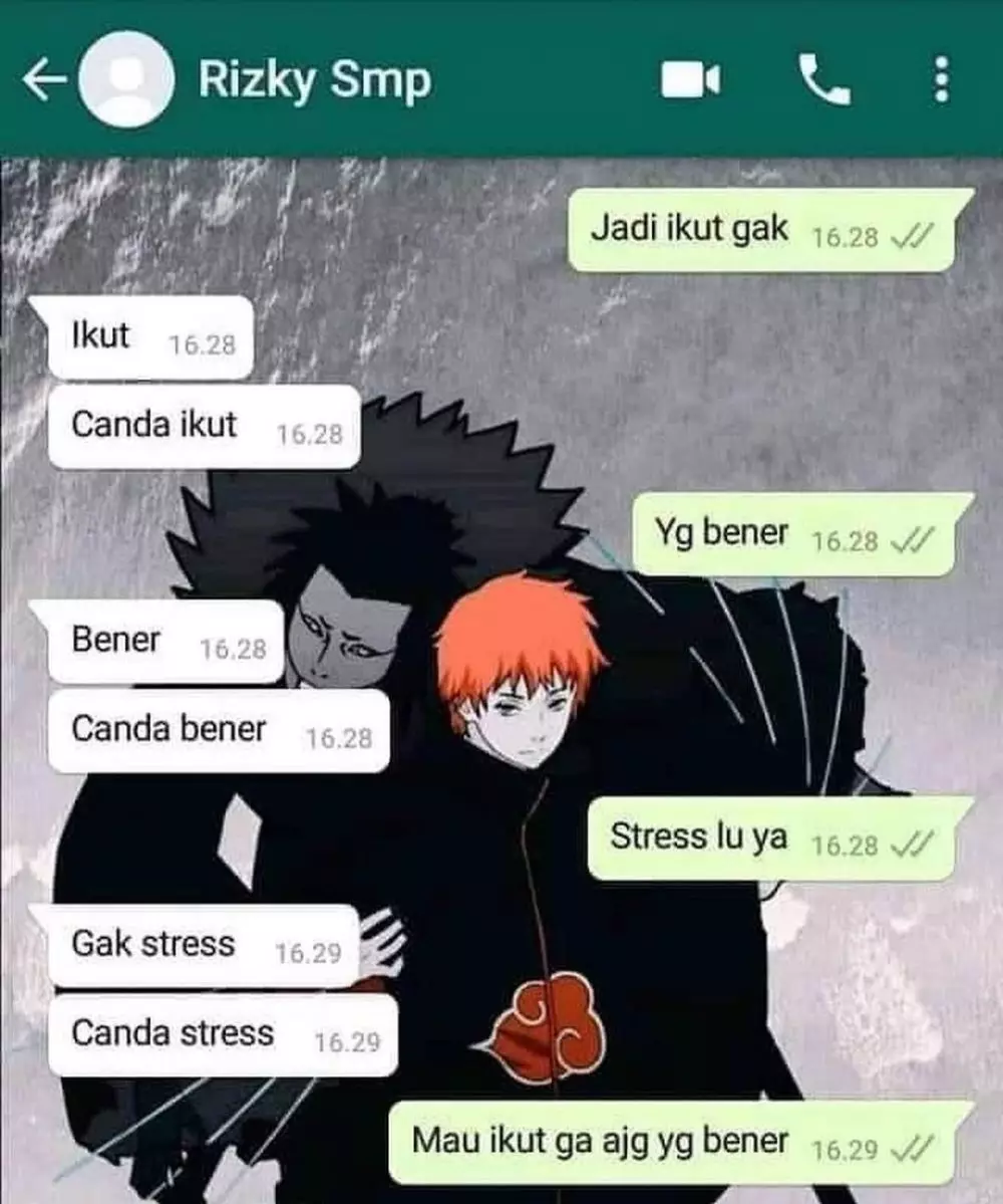 Chat ngeselin dari teman © berbagai sumber Chat ngeselin dari teman © berbagai sumber