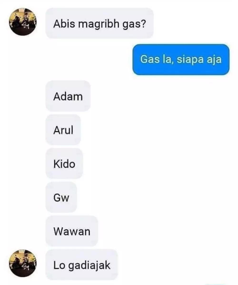 Chat ngeselin dari teman © berbagai sumber Chat ngeselin dari teman © berbagai sumber