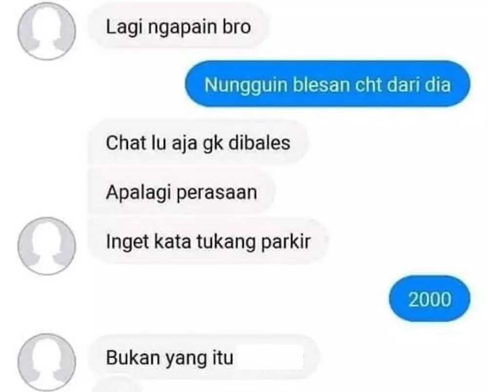 Chat ngeselin dari teman © berbagai sumber Chat ngeselin dari teman © berbagai sumber
