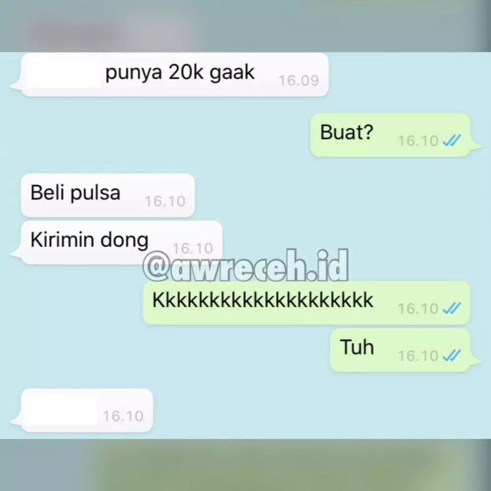 Chat ngeselin dari teman © berbagai sumber Chat ngeselin dari teman © berbagai sumber