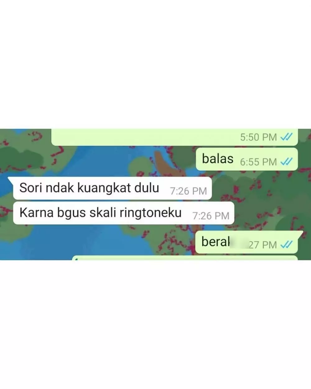 Chat ngeselin dari teman © berbagai sumber Chat ngeselin dari teman © berbagai sumber
