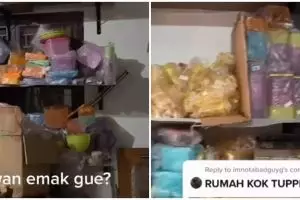 Viral 10 penampakan rumah penuh koleksi botol minum dan kotak makan
