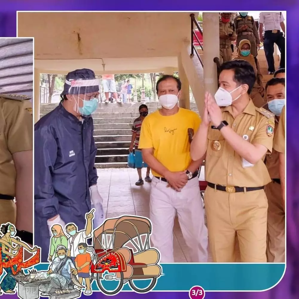 Gibran Rakabuming setelah jadi Wali Kota  © 2021 brilio.net