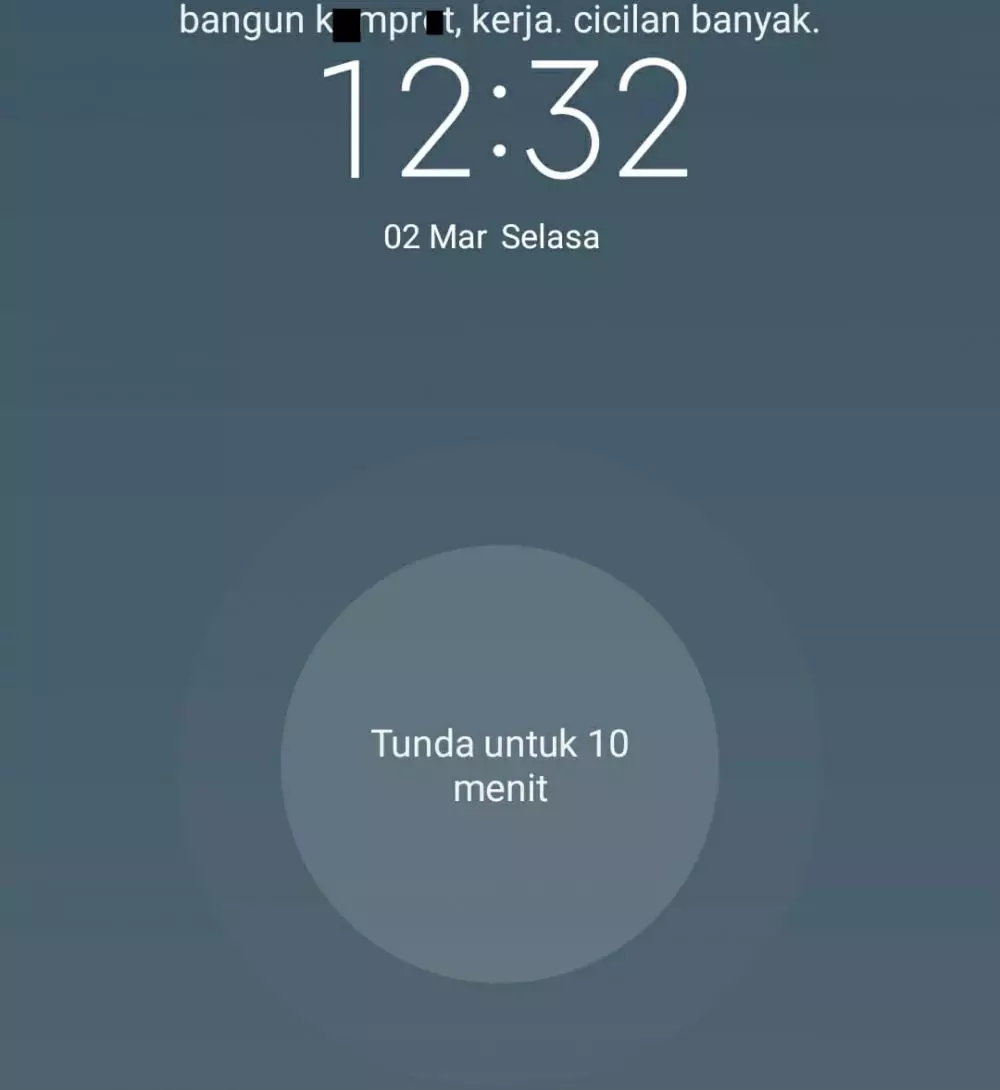 catatan kocak alarm hp berbagai sumber