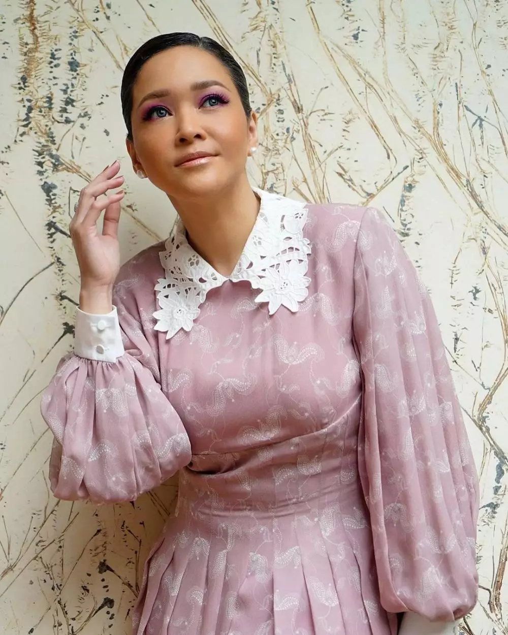 Maia Estianty makeup tebal © Instagram